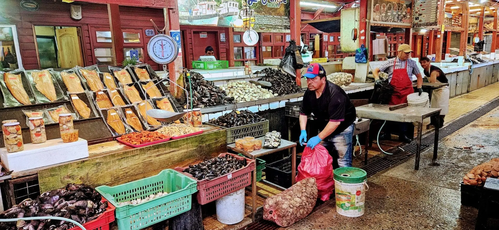 Mercado de Angelmó CHILE