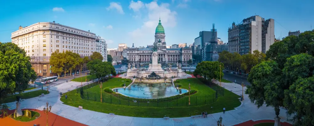 Panorama,Of,The,City,Of,Buenos,Aires.,Aerial,Panorama,Of