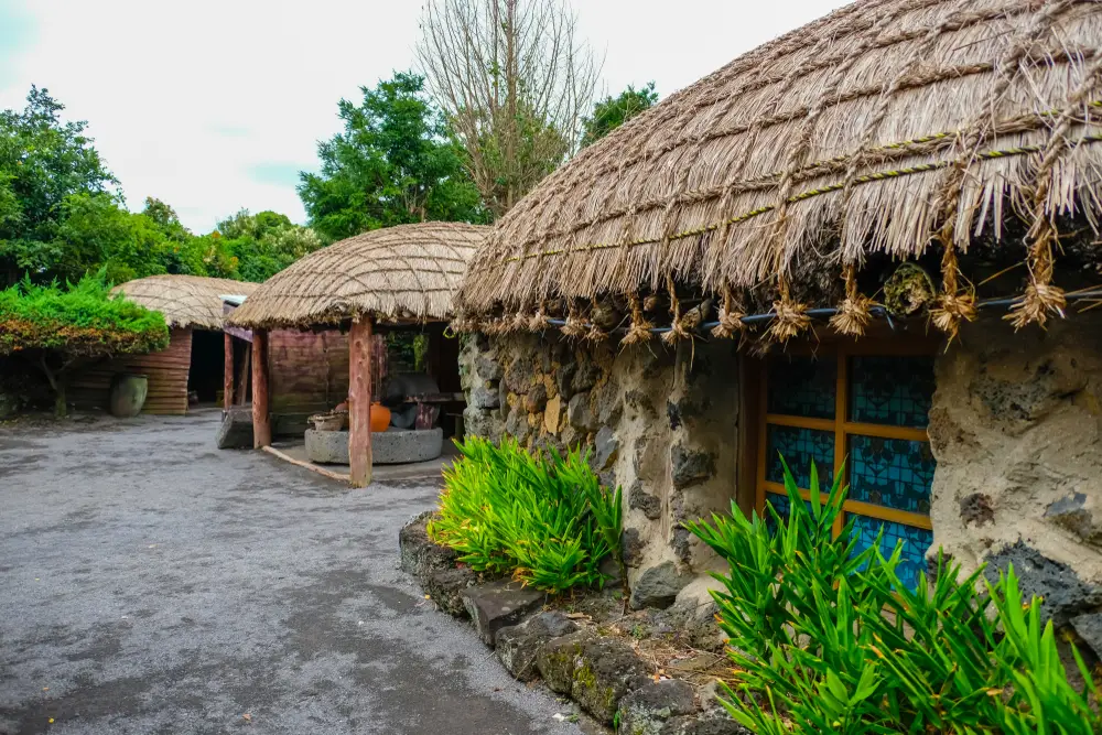 Seongeup,Folk,Village,Located,In,Jeju,Island,,South,Korea.
