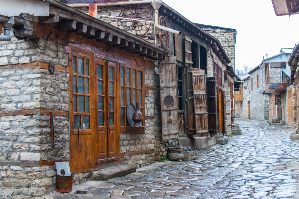 Lahic.,Main,Central,Street,Of,Lahij,-,A,Town,In