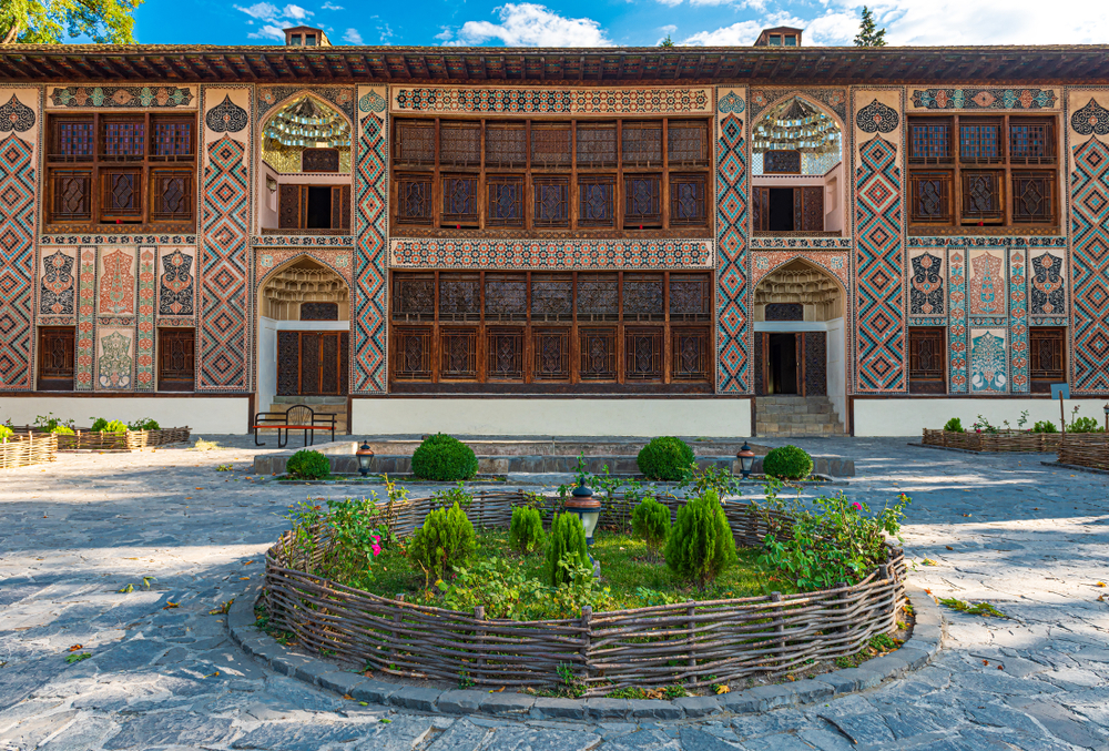 Ancient,Palace,Of,Shaki,Khans,In,Azerbaijan.,Built,In,18th