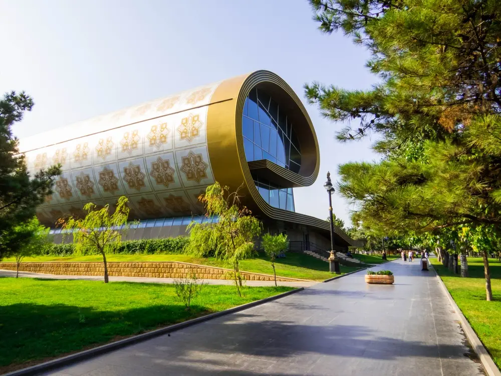 View,Of,The,Azerbaijan,Carpet,Museum.,In,Baku,,Azerbaijan