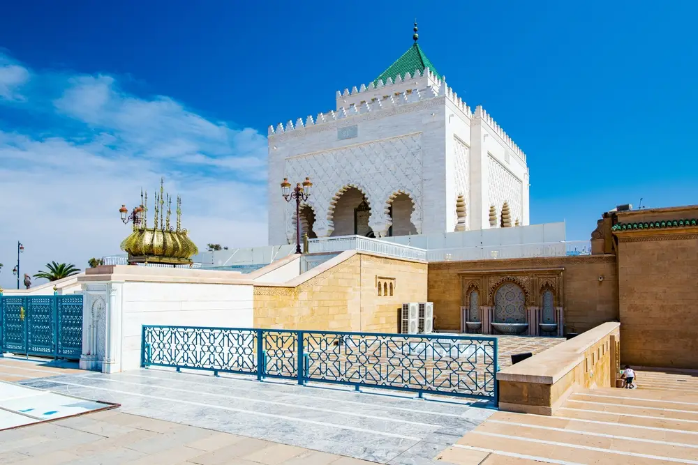 Rabat,,Morocco,-,Mausoleum,Of,Mohammed,V.,Rabat,Is,The
