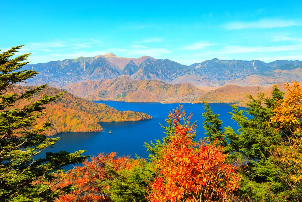 View,Around,Chuzenji,Lake,In,Autumn,Season,,Nikko,,Japan