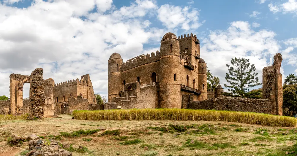 Panorama,View,At,The,Fasilides,Castle,In,Gondar.