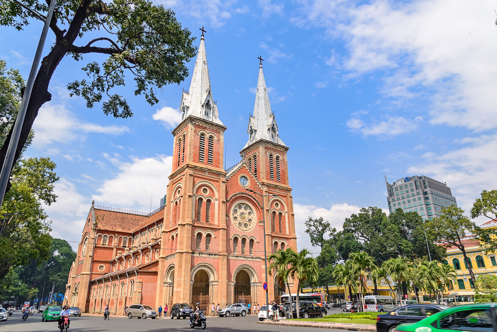 Saigon,Notre-dame,Cathedral,Basilica,(basilica,Of,Our,Lady,Of,The